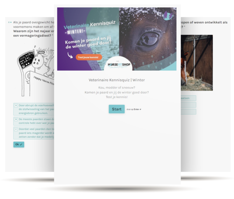 Paardenarts.nl Veterinaire Kennisquiz Winter mockup2